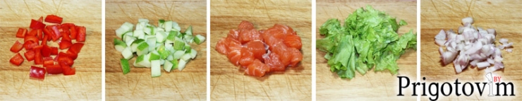 Нарезка продуктов шаг 2